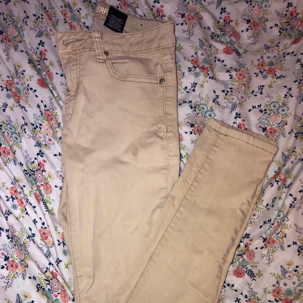 Khaki Skinny Jeans